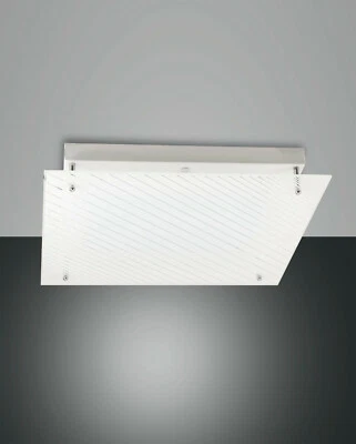 LED Decken Leuchte Lampe Plisset 1flg. Fabas Luce 3331-65-102  21 Watt weiß - Bild 1 von 3