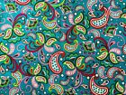Cotton Quilt Fabric Woodland Whimsy Paisley Floral By 1 2 Yard