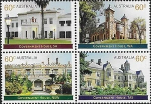 MUH Government Houses Historical Architecture 2013 Australian Stamp Set - Picture 1 of 1