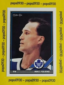 Mike Foligno, Toronto Maple Leafs, 1991, O-Pee-Chee, #18 - Bild 1 von 2