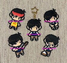 Omori Real World Perler Keychain (Aubrey, Basil, Hero, Kel, Mari, Sunny)