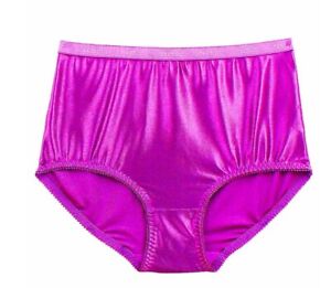 NEW Womens SATIN BRIEF Panties Shiny Underwear Black Red Purple Plus XL 2X-5X