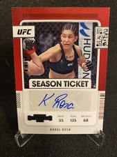2022 Panini Chronicles UFC Contenders Season Ticket Karol Rosa Rookie Auto RC