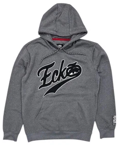 Ecko Unltd Men's Hoodie Embroidered Logo Pullover Fleece Sweatshirt in Grey - Picture 1 of 3