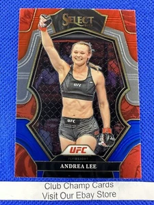 Tarjeta base roja y azul 2023 #158 Andrea Lee Panini Select UFC Premier Level - Imagen 1 de 2