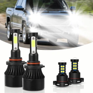 For 2014 2015 GMC Sierra 1500 9012 Faro LED 5202 Bombillas de luz antiniebla 4x - Picture 1 of 10