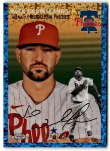 2023 Topps Chrome Platinum Ann. Blue Diamond Refr. Nick Castellanos /199 #347 - Picture 1 of 2