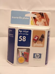 HP 58 (Foto) Tintenpatrone HP58 werkseitig versiegelt im Karton abgelaufen 2004 - Bild 1 von 4