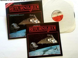 RARE Vintage Star Wars The Story Of Return Of The Jedi LP w Book, Dialogue - Picture 1 of 12