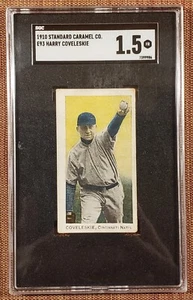 Tarjeta de béisbol 1910 E93 estándar caramelo Harry Coveleskie Phillies Reds SGC 1,5 - Imagen 1 de 2