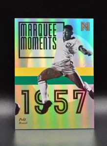 Pele Panini Nobility 2017 Marquee Moments #13 Brazil WC 1957 Santos - Picture 1 of 2