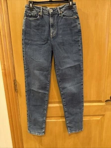 Outland Denim Abigail hoch geschnitten schmal zulaufend Größe 28 Taille 30 Länge UVP $ 200,00 - Bild 1 von 4