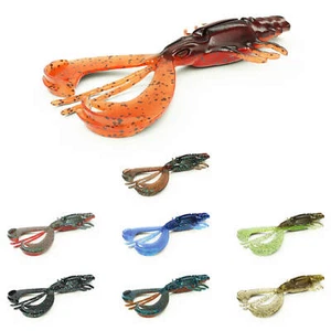Nays CRW 25 Craw cáncer de goma 6,4 cm cebo de goma perca luciérnago sabor calamar - Imagen 1 de 9
