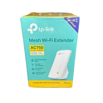 TP-Link  AC750 Wireless Dual Band Wi-Fi Range Extender / Repeater / Booster - Image 1 of 4