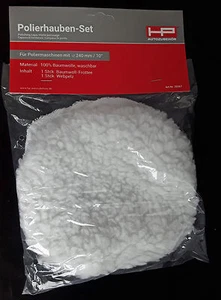 Polierhauben Ersatz Set f. 240er Poliermaschinen Durchmesser  waschbar 20367 - Bild 1 von 3