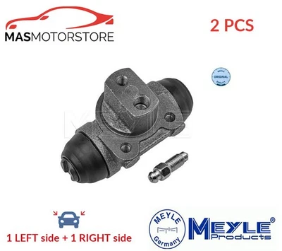 DRUM WHEEL BRAKE CYLINDER PAIR REAR MEYLE 16-14 531 0018 2PCS A NEW - Image 1 of 4