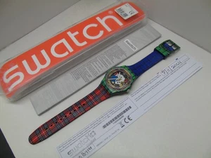 SWATCH "McPATTERN" HERREN 41mm UHR SUOB114 **GEBRAUCHT/FEIN** BOX ETC *SELTEN* - Bild 1 von 11