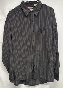 R&R Casuals Herren Gr. XL Hemd Schwarz Langarm Knopfleiste Kragen - Bild 1 von 5