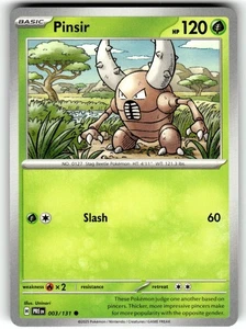 Pokemon Prismatic Evolutions Pinsir 003/131 - Picture 1 of 4
