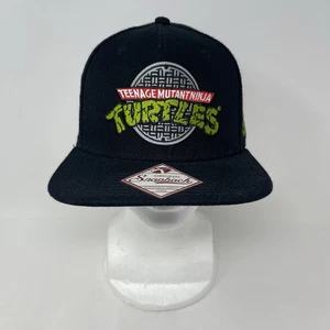 New! Teenage Mutant Ninja Turtles Snapback Hat Nickelodeon Adult Black 2016 - Picture 1 of 7