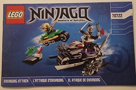 LEGO Ninjago Master of Spinjitzu 70722 Overborg Attack Instruction Manual ONLY!