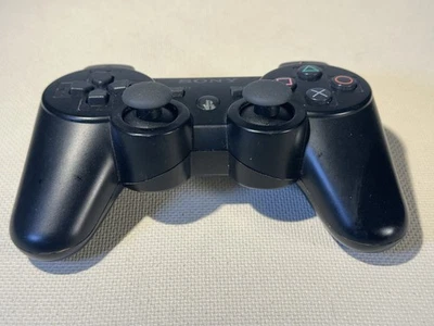 Authentic Sony PlayStation 3 PS3 OEM DualShock 3 Controller Black Untested - Image 1 of 4