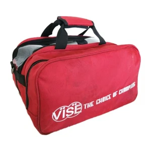 VISE 2 Ball Bowling Ball Tote Bag Carrier Red - Picture 1 of 6