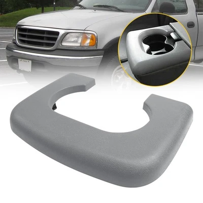 Fits Ford F150 1997-03 Center Console Cup Holder Pad Replacement Part Light Gray Foto 1 de 4