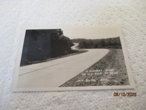 MT. BURG, ARKANSAS - A Highway Scene on U.S. Hwy 71 Real Photo Postcard RPPC - Picture 1 of 2