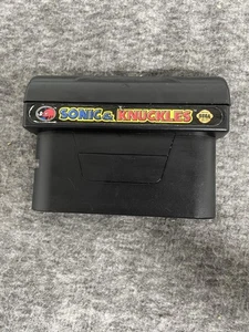 Sonic & Knuckles Sega Genesis Video Game Cartridge Tested USA 1990s Clas - Picture 1 of 4