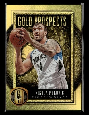 2013-14 Panini Gold Standard #16 Nikola Pekovic Gold Prospects #/49 - Image 1 of 2
