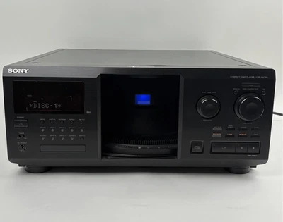 Vtg 1999 Sony CDP-CX350 MegaStorage 300 CD Compact Disc Player Changer w/ Remote - Image 1 of 4