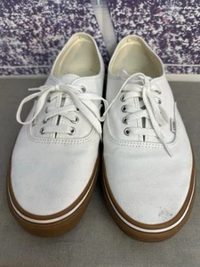 Vans Off the Wall Sneakers Marshmallow White Mens 13 Gum Sole Skateboard Shoes - Picture 1 of 18