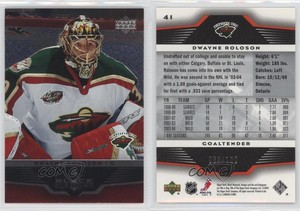 2005-06 Upper Deck Black Diamond Ruby /100 Dwayne Roloson #41