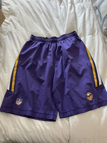 Minnesota Vikings Nike NFL On Field Apparel Athletic Shorts Men's Purple Large Cover