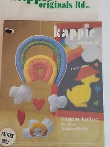 Kappie Originals RAINBOW MOBILE Kappie Kalico Pattern Only 1980 23" - Picture 1 of 4