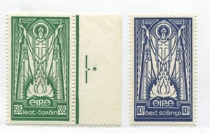 Ireland 1943-45 2/6d and 10/ unmounted mint NH - Picture 1 of 1