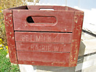 RARE Vintage wood Milk Box crate PET MILK COMPANY NORTH PRAIRIE WISCONSIN