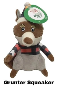 MERRY & BRIGHT Peluche Mapache Cola Fuzzy 8" Juguete para Perros - Grunter Squeaker - Imagen 1 de 3