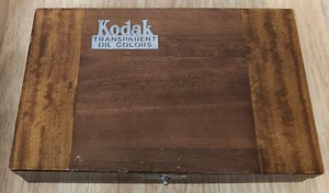 VINTAGE KODAK TRANSPARENTE ÖLFARBEN PLUS IN HOLZBOX - Bild 1 von 12