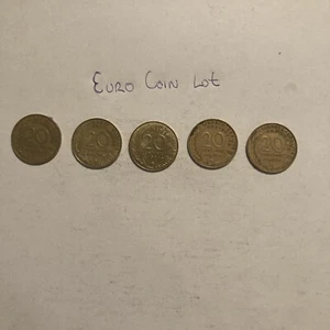1960s - 1990s FRANCE 20 CENTIMES COIN X5 COINS - Picture 1 of 8