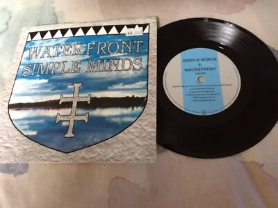 Simple Minds Waterfront 7” Vinyl Picture Cover - Image 1 of 2