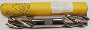 (1) NEW-Morse Cutting Tools-HSS #1895, 1" Double End, End Mill, 1" Shaft,4 Flute - Picture 1 of 7