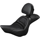 Saddlemen Explorer 2 Up Gel Core Seat w/ Backrest Harley 13-17 Softail Breakout