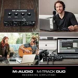 USB Audio Interface 48kHz for Recording Streaming Podcasting Dual XLR + Software - Picture 1 of 7