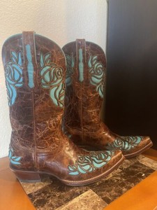 ariat fonda western boot rose
