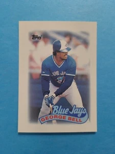 GEORGE BELL 1989 TOPPS MAJOR LEAGUE LEADERS MINI BASEBALL CARD # 75 F9002 - Picture 1 of 1