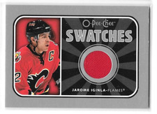2006-07 OPC O-Pee-Chee Hockey Swatches Used Jersey #S-JI Jarome Iginla