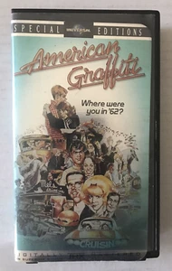 AMERICAN GRAFFITI-VHS-UNIVERSAL-1998-CLAMSHELL BOX - Picture 1 of 4