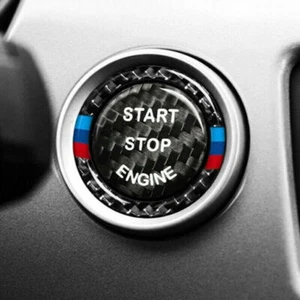 For BMW Car Vehicle Engine Switch Ignition Start Stop Button Trim Cover Cap AC - Picture 1 of 9